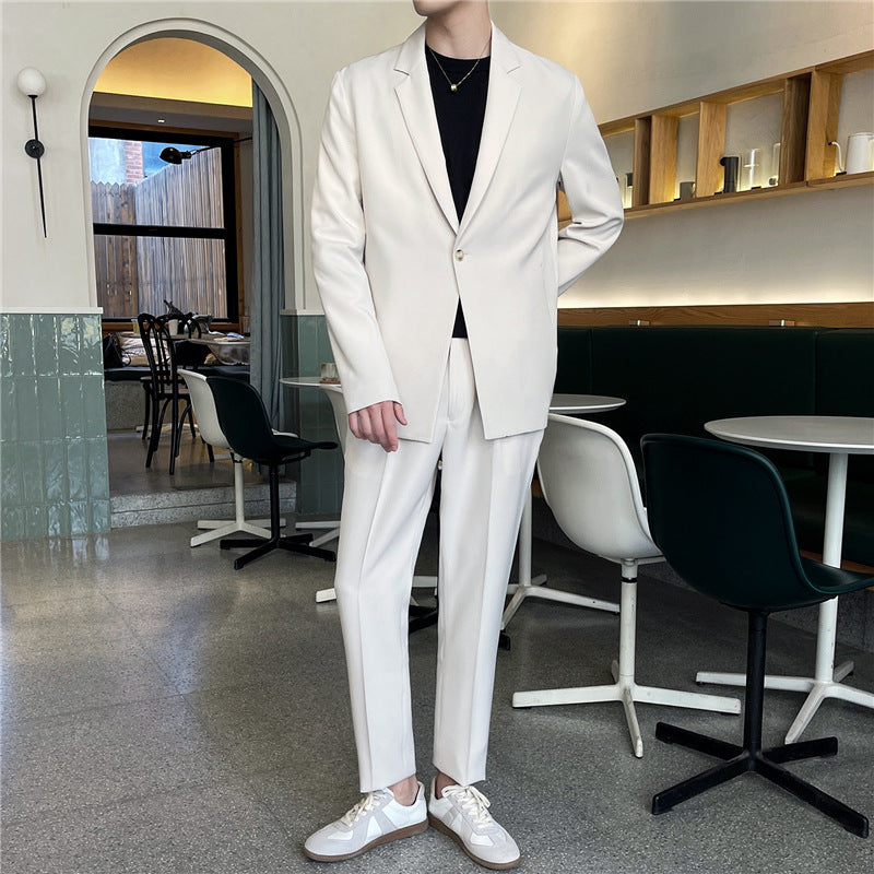 White Rascal Casual Summer Suit Men