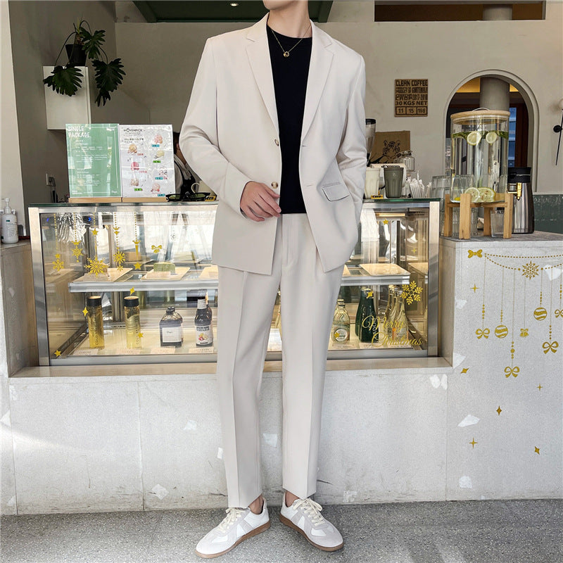 White Rascal Casual Summer Suit Men