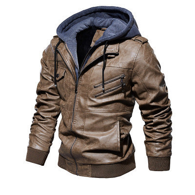 Motorcycle Leather Jacket Men