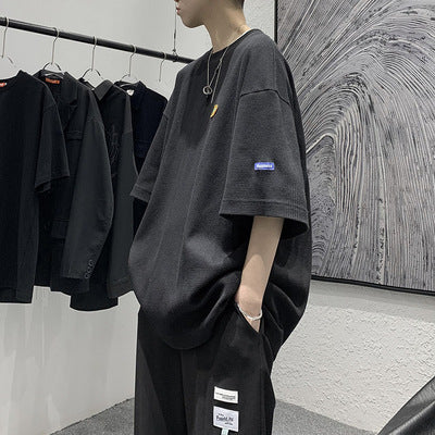 Japanese Casual Men's oversized t-shirt