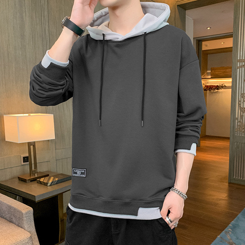 Loose All-match Hooded Sweater Men