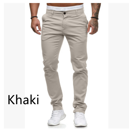 Slim-fit Men's Casual Trousers