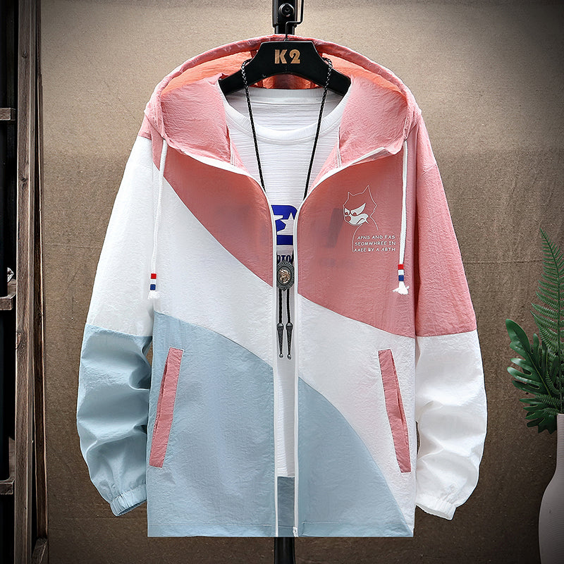 Men's Summer Trend Ultra-thin Ice Silk Outdoor Jacket