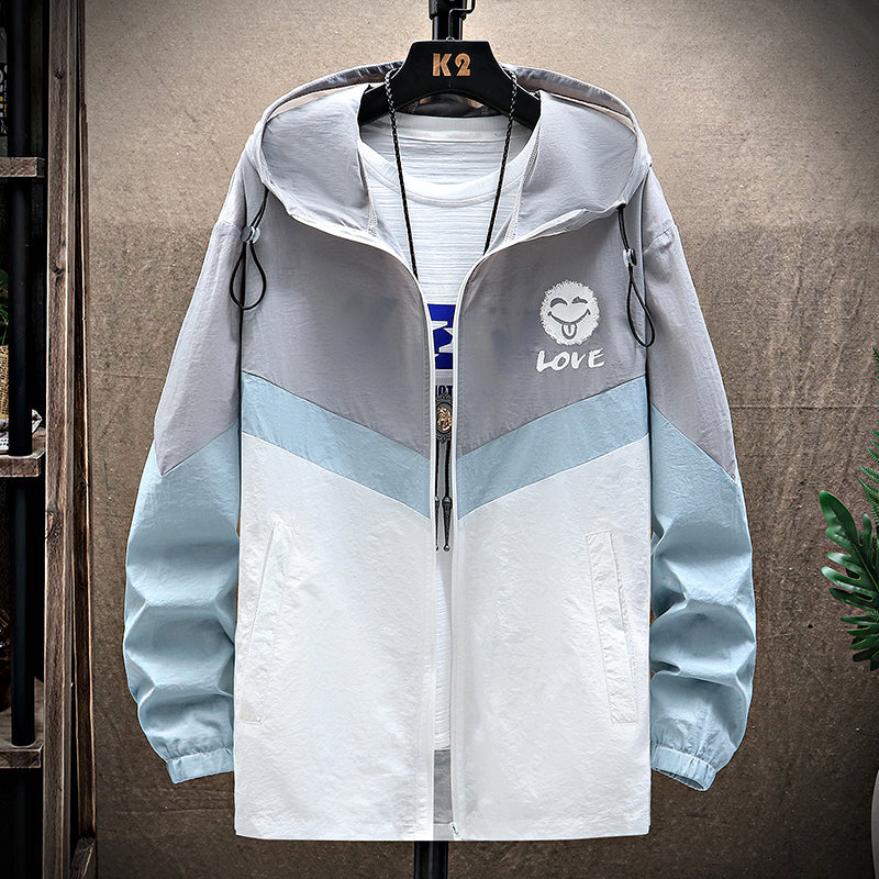 Men's Summer Trend Ultra-thin Ice Silk Outdoor Jacket