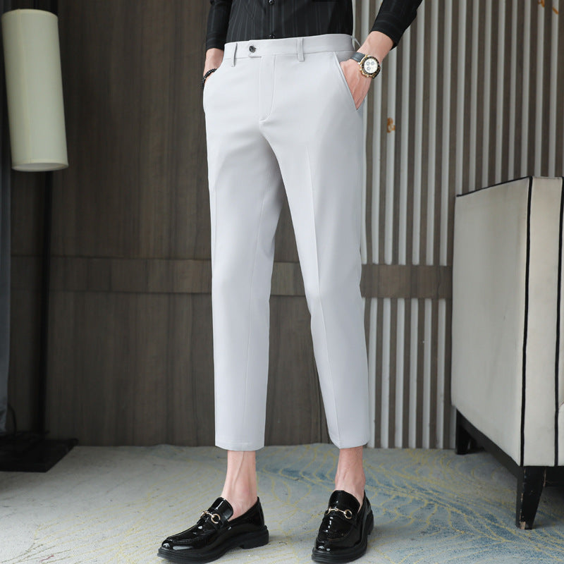 Casual Thin Slim-fit Trousers Men