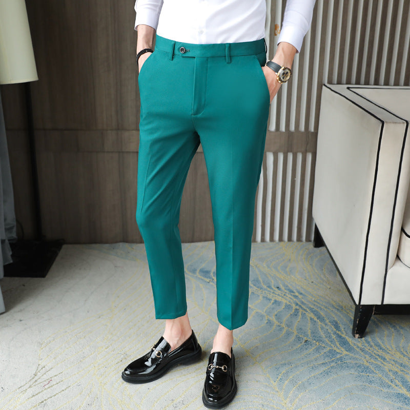 Casual Thin Slim-fit Trousers Men