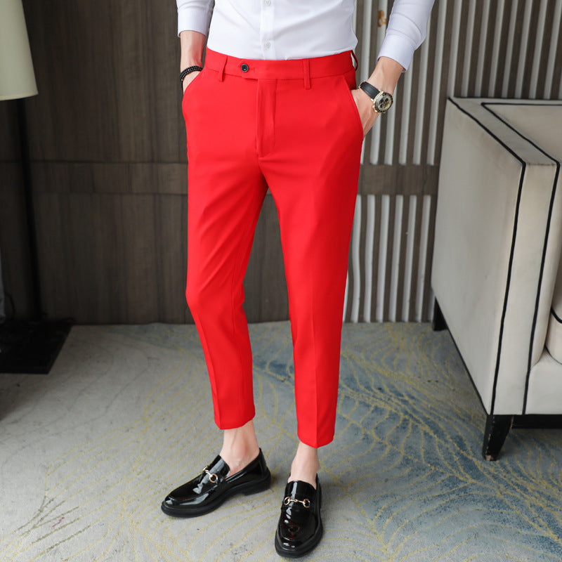 Casual Thin Slim-fit Trousers Men