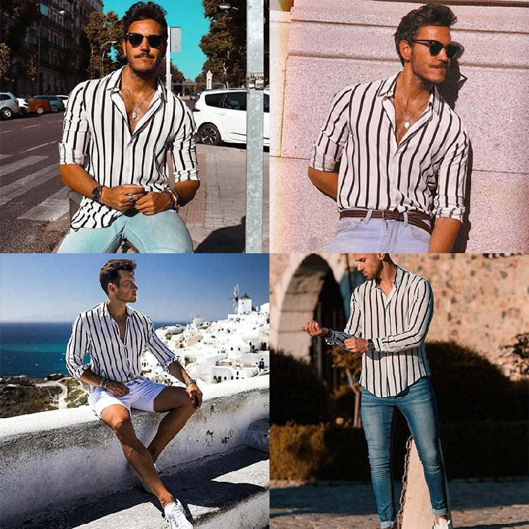 Men's striped shirt