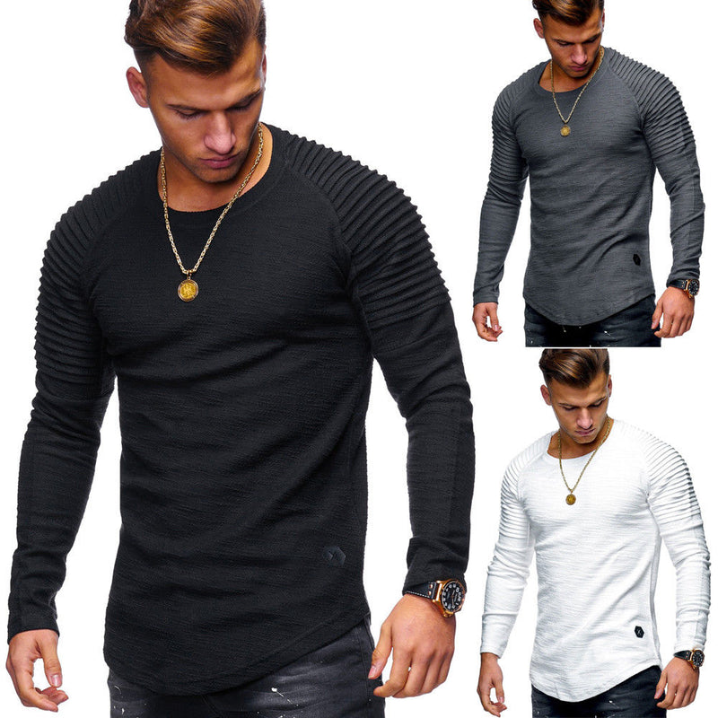 Round Neck Long Sleeve T-Shirt