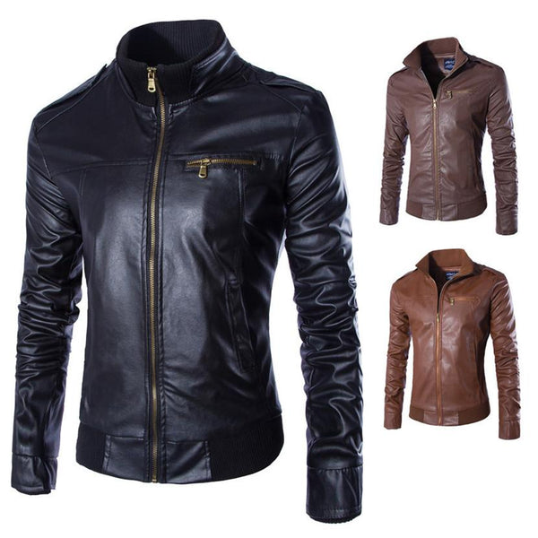 Motorcycle Leather Jacket men