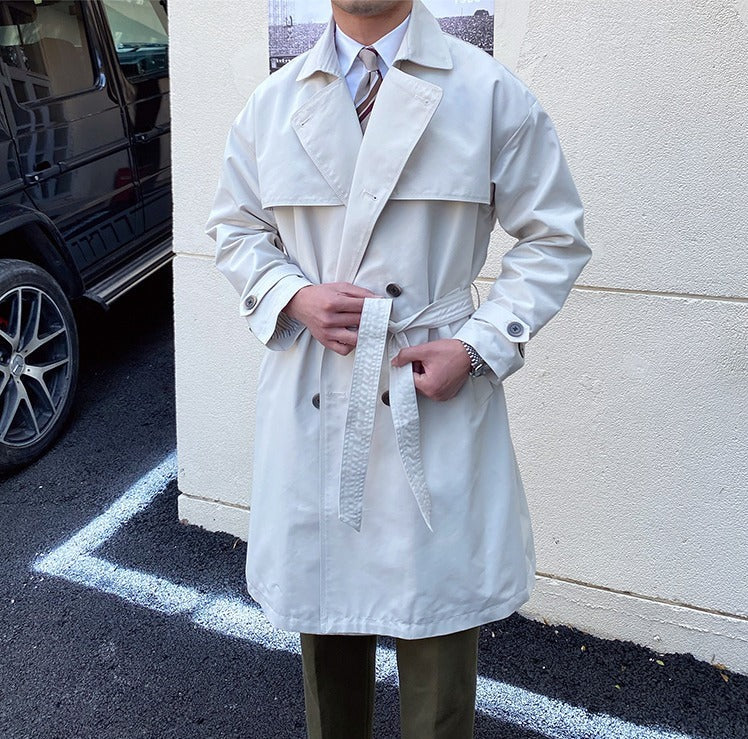 Stockholm Double Breasted Belted Trench Coat