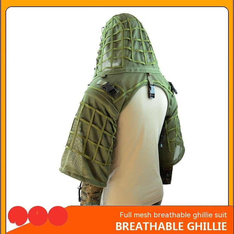 Mesh Breathable Tactical Ghillie Suit