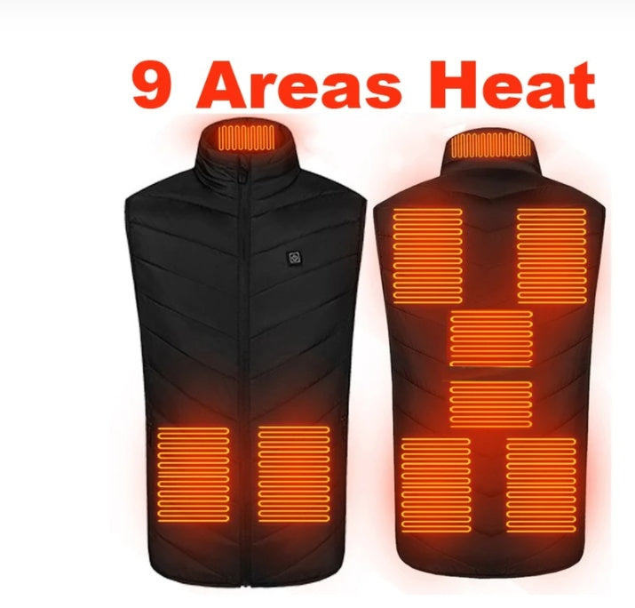 Heated Vest Smart Electric Heating waistcoat men