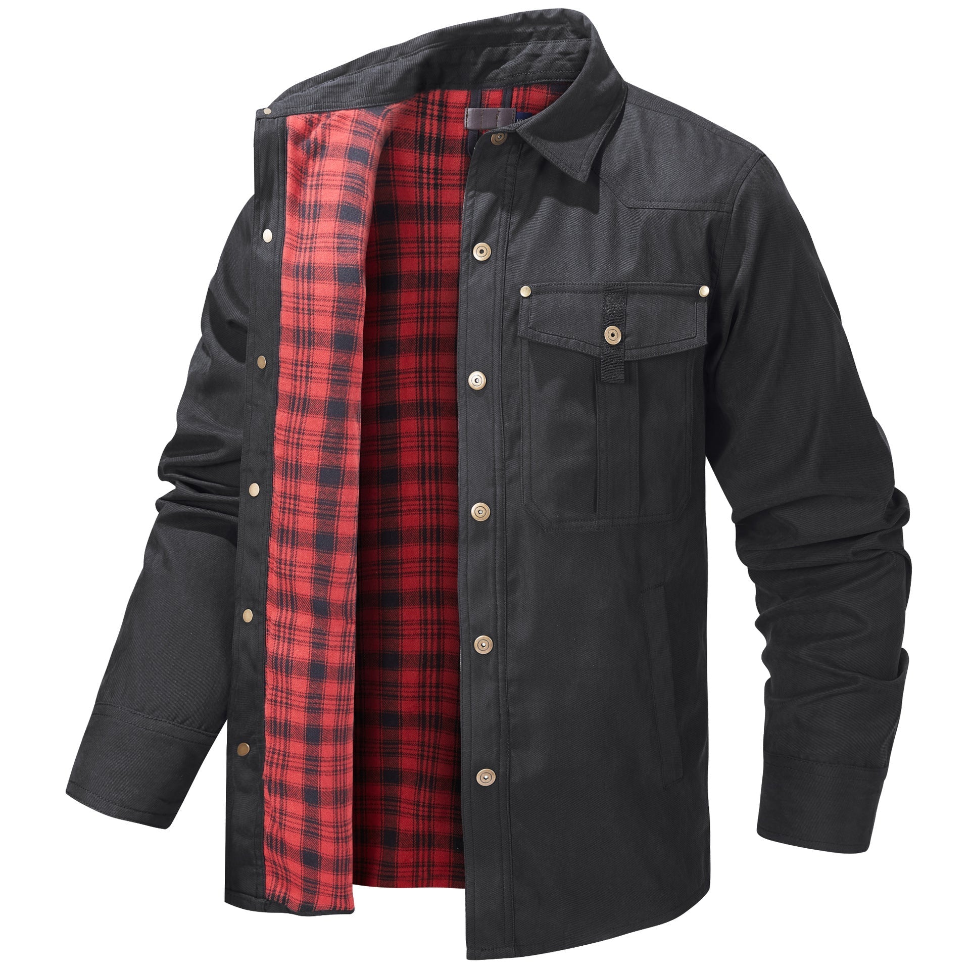 Lapel Plaid Flannel Casual shirt