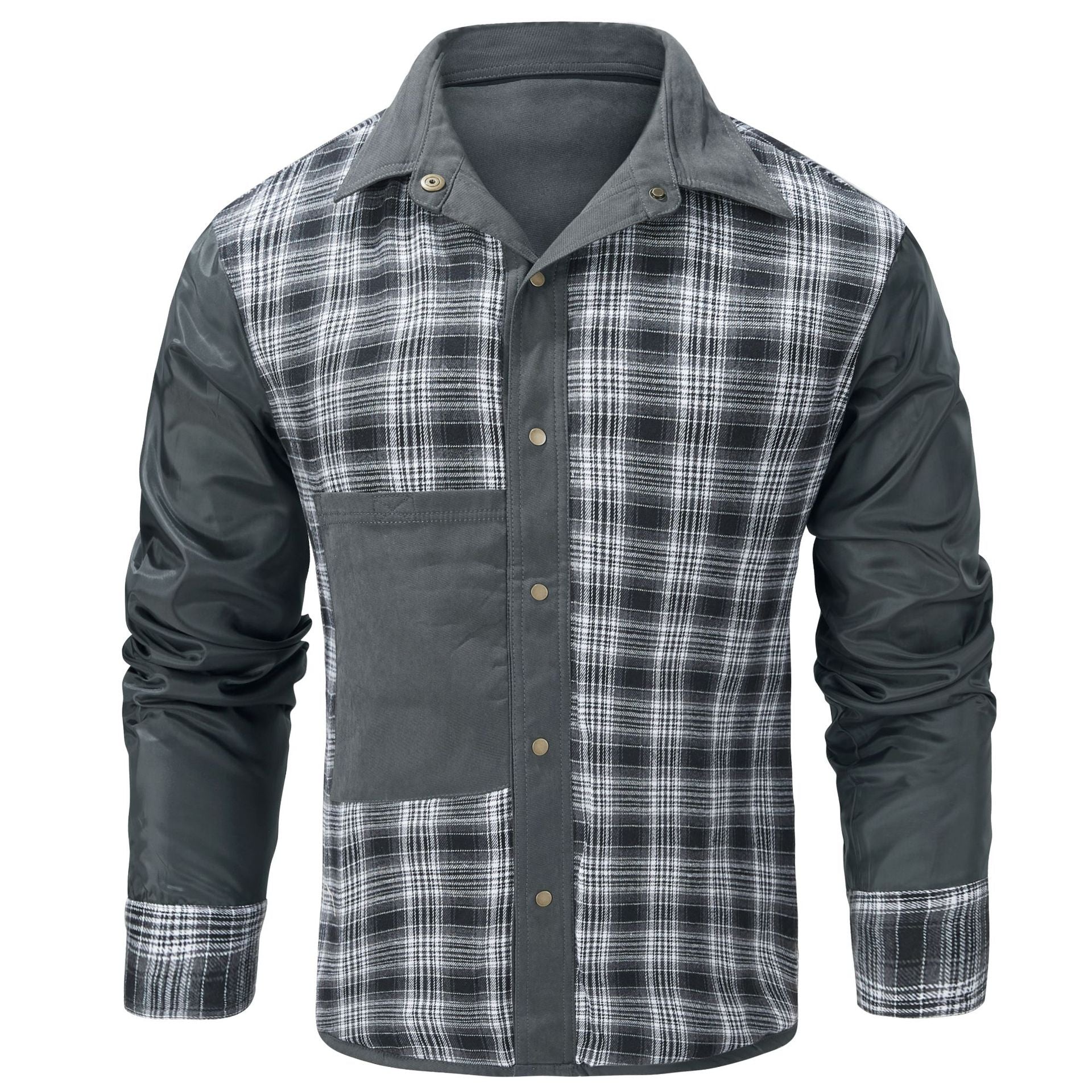 Lapel Plaid Flannel Casual shirt