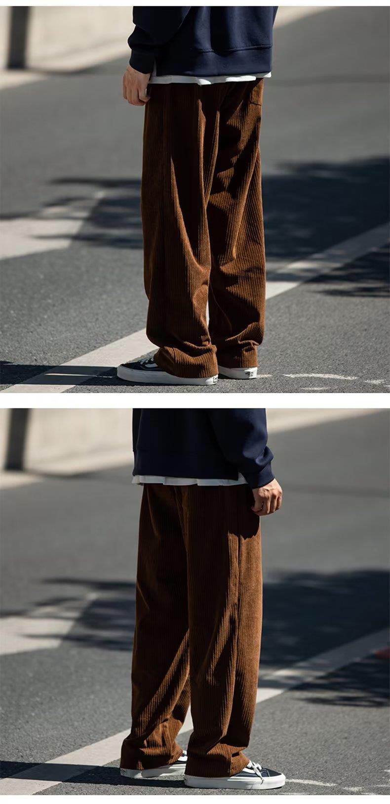 Men's Loose Leisure Corduroy Pants