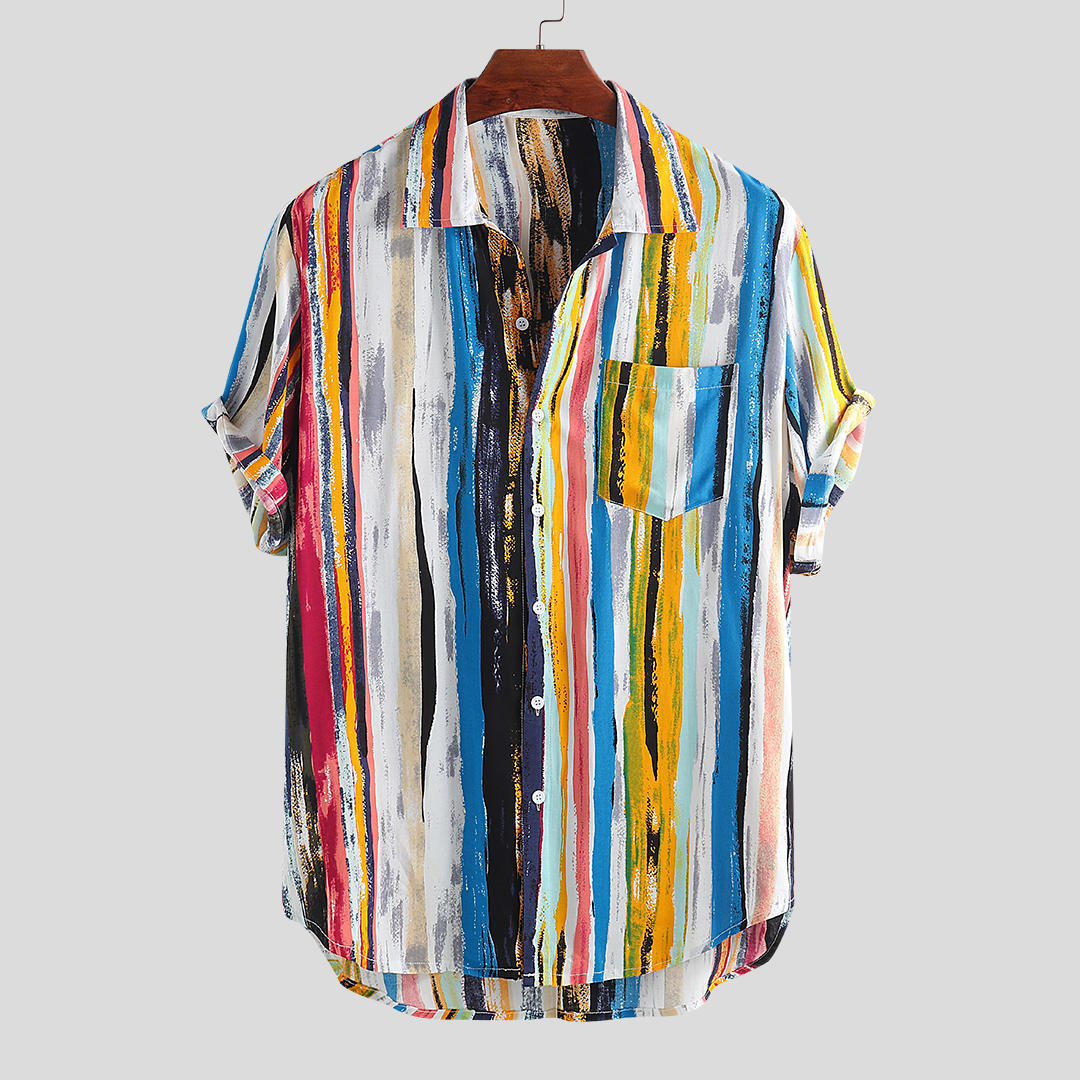 Men's Printed Short Sleeve Shirt