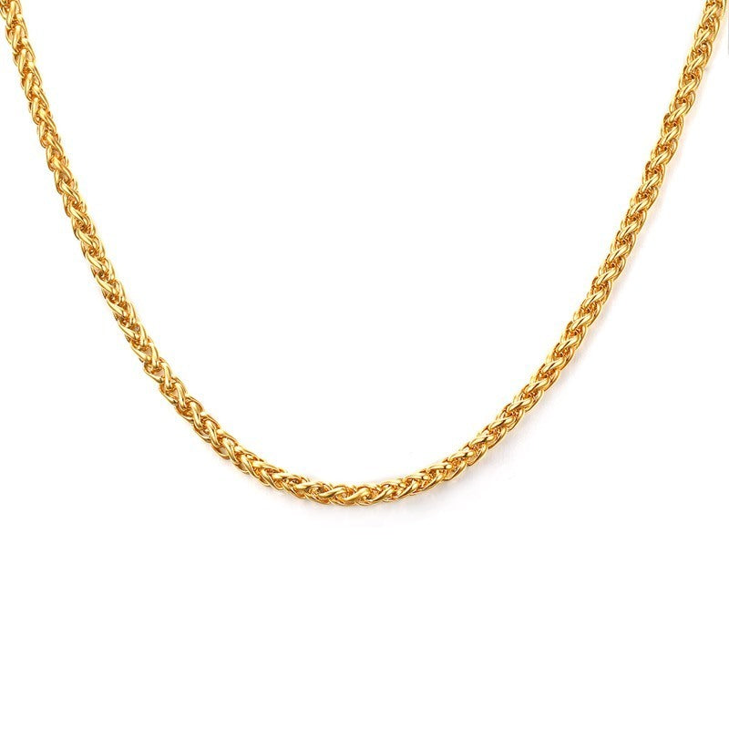 Hiphop Stainless Steel Necklace Curb Cuban Link Chain