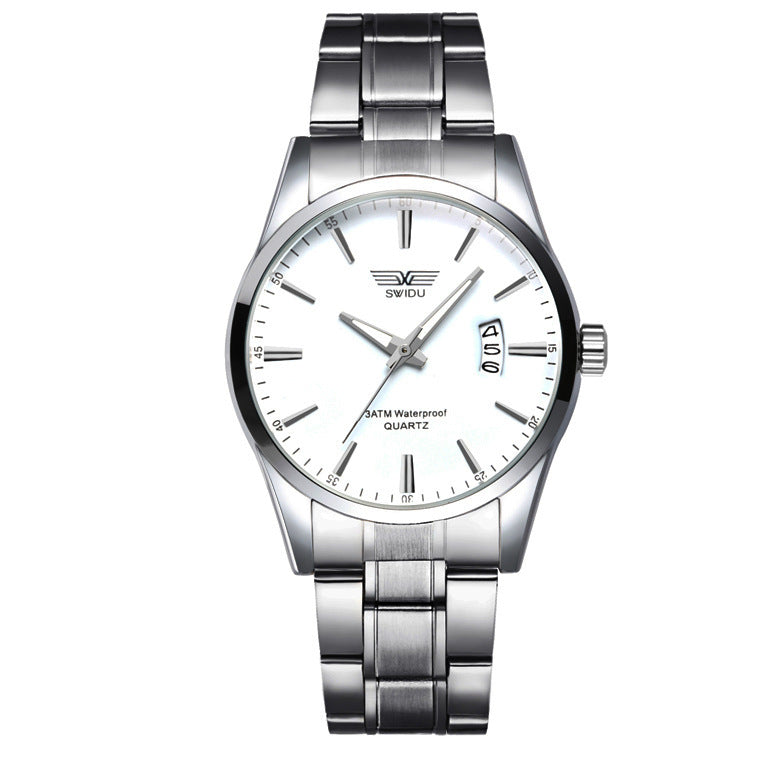 Men's steel watch