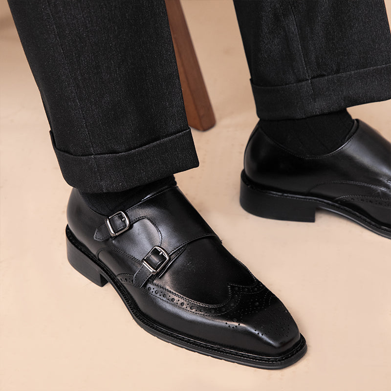 Kingsman Double Monk Strap Shoes