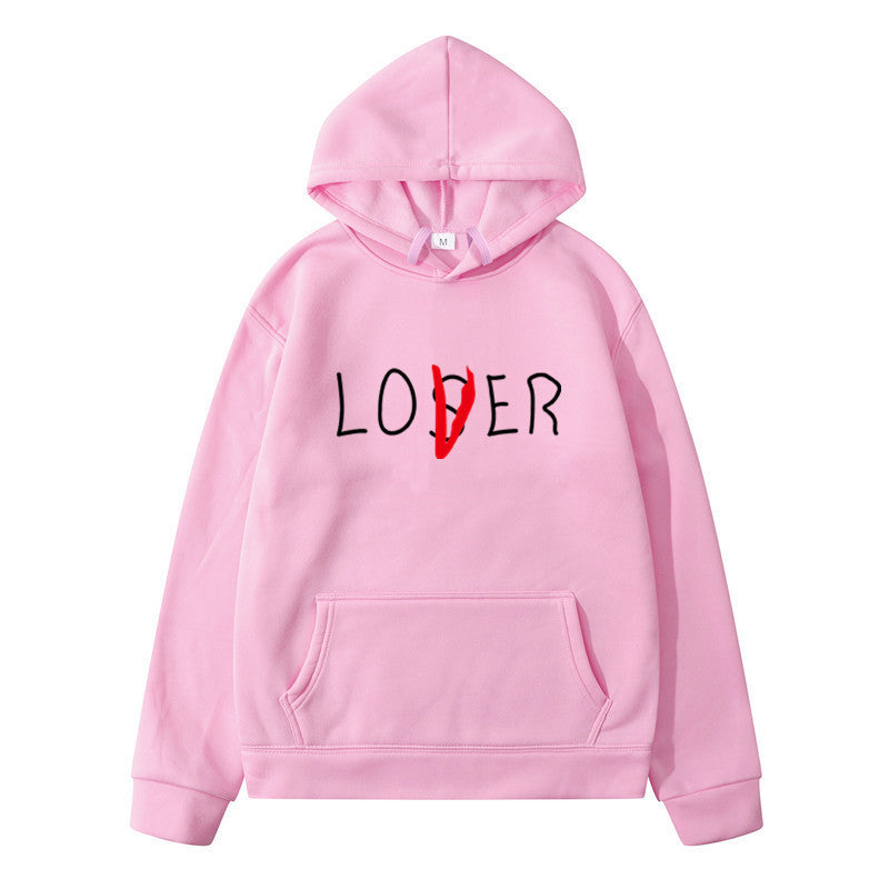 lovers printed Winter hoodies for couples