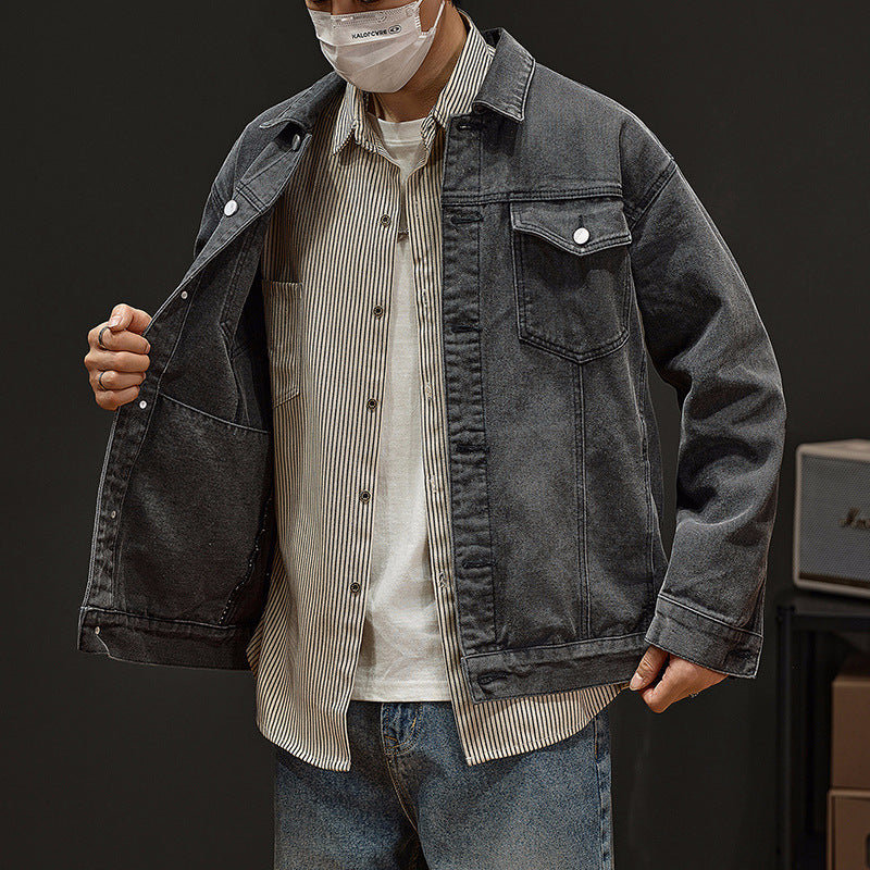 Denim Jacket Coat For Men