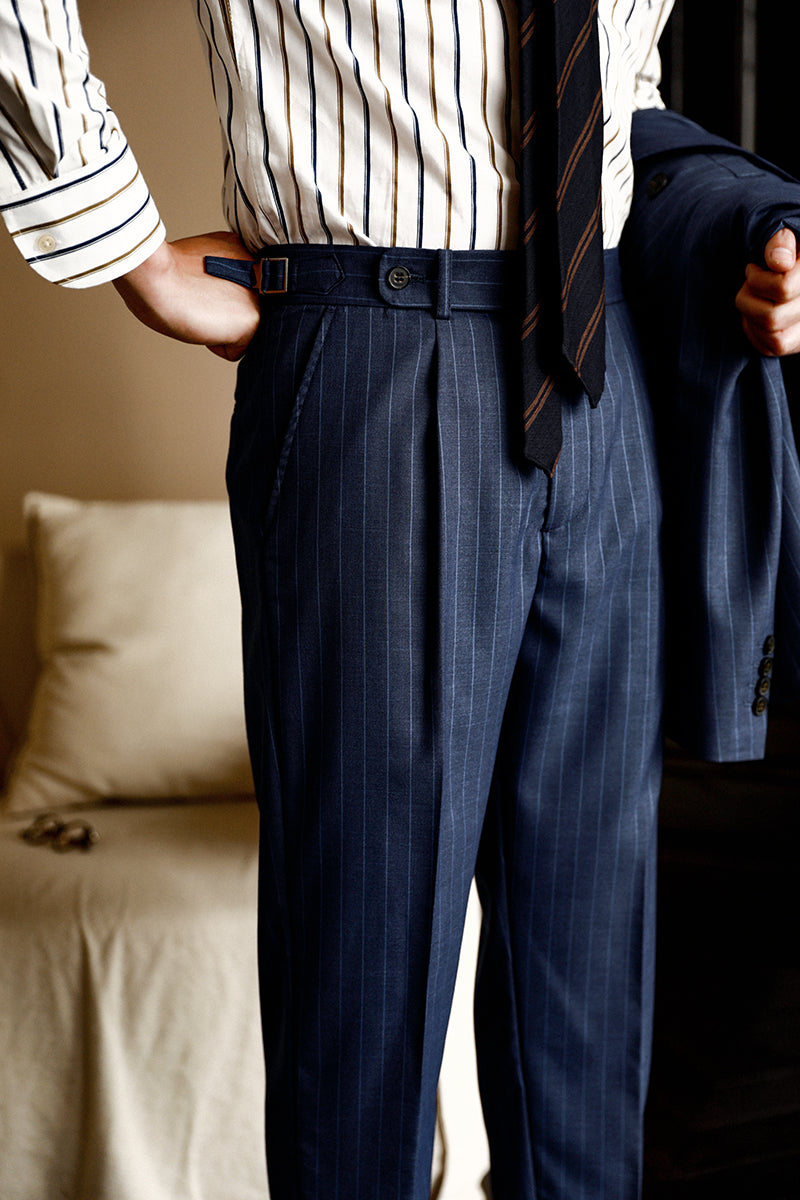 Kingsman London Suit Pinstripe Trousers