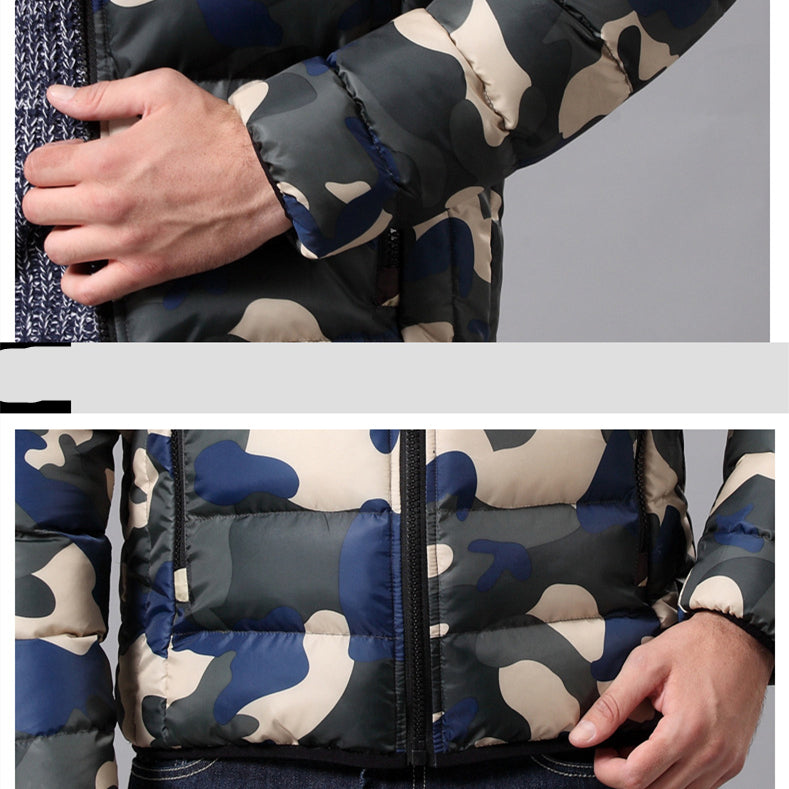 New simple tooling military men's cotton jacket