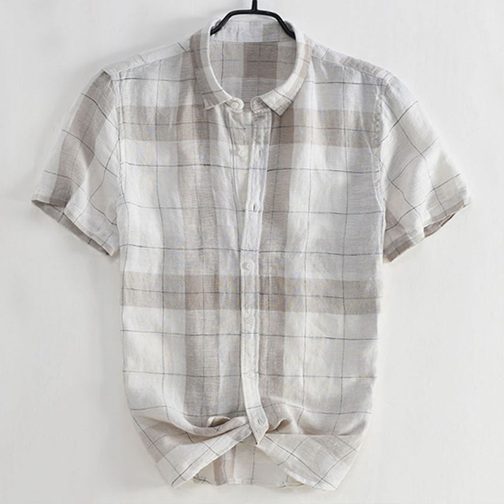 Men's check shirt