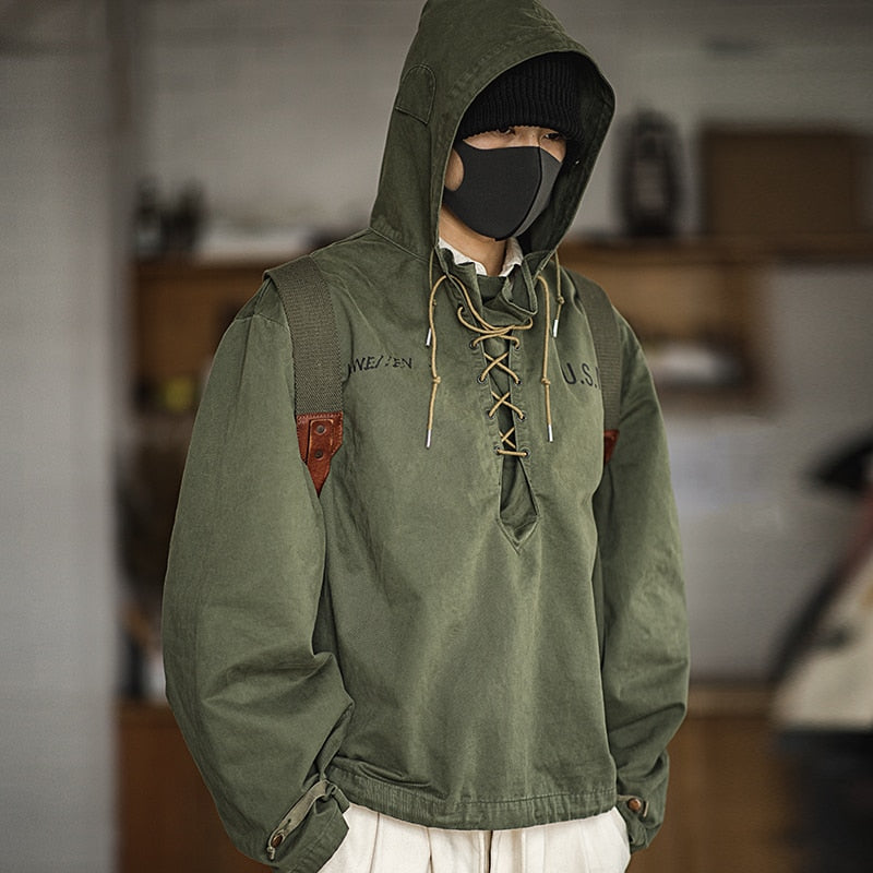 Madden Male Hooded Pullover Deck Parker Jacket