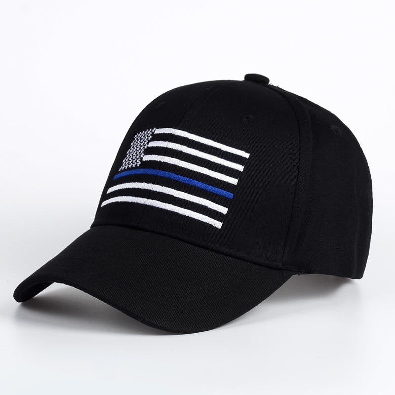 Men's flag embroidery hat