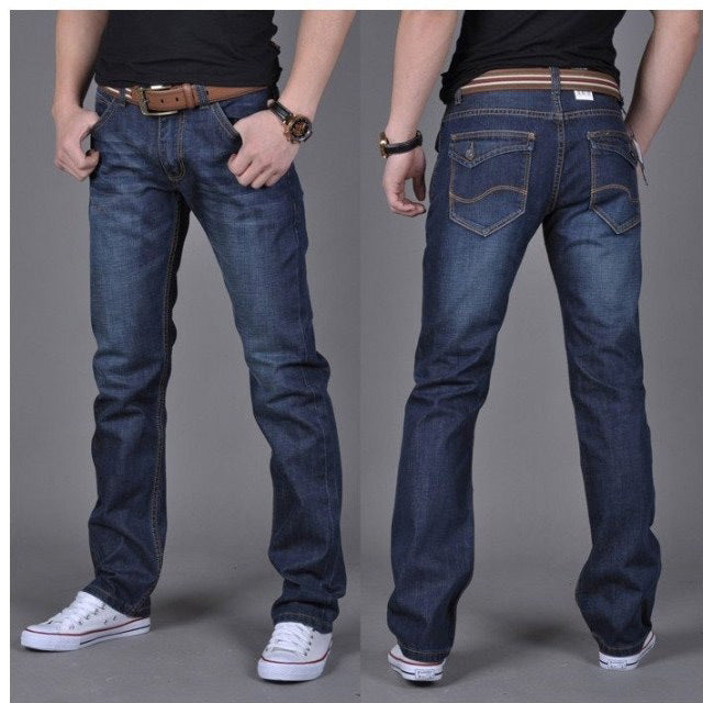 Men's Denim Long Straight-Leg jeans