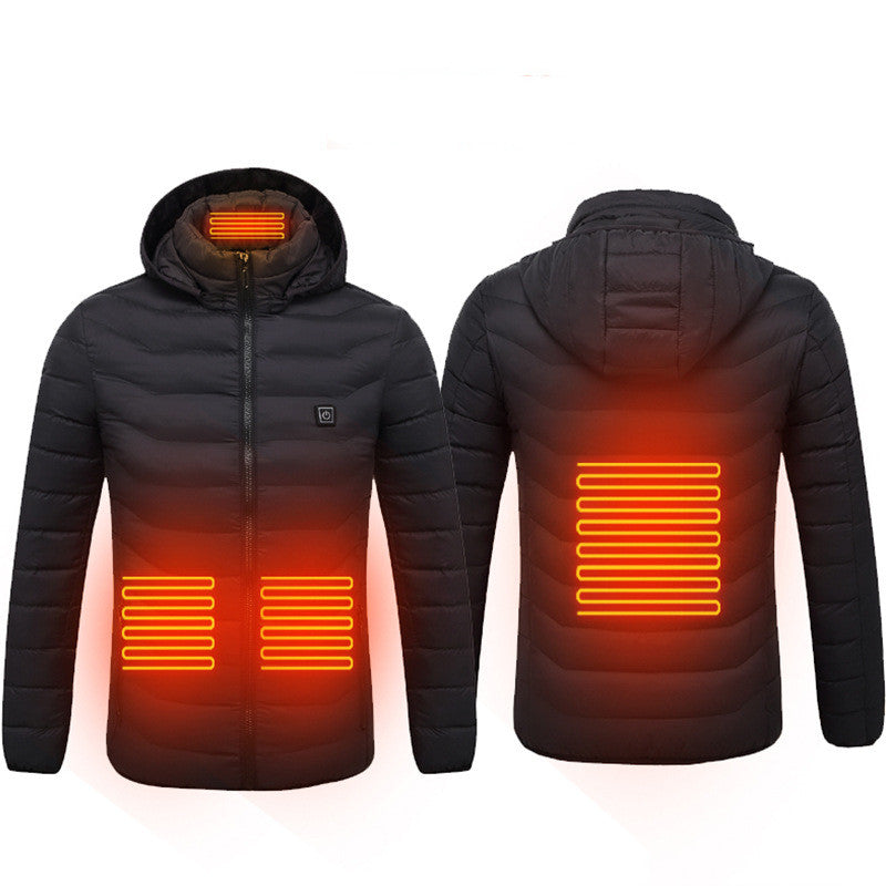 Chaqueta de algodón eléctrica con calefacción USB