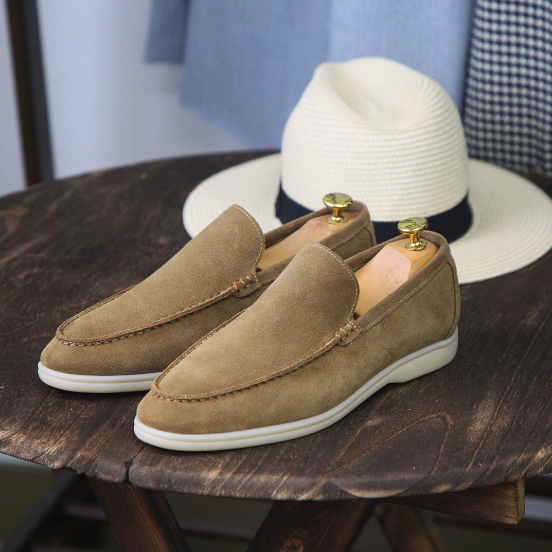 Cap Ferrat Suede Slip-On Loafer