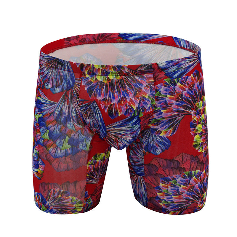 Loose Anti-wear Print Extended Boxers