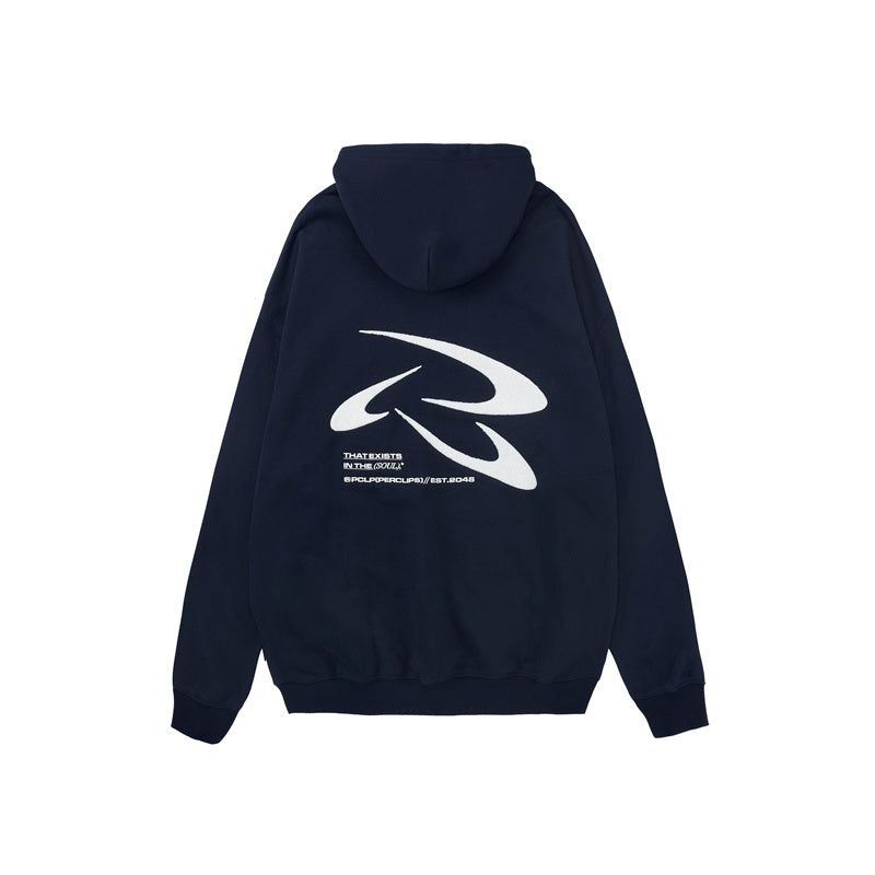 Frisbee Towel Embroidered Men's Retro Hoodie