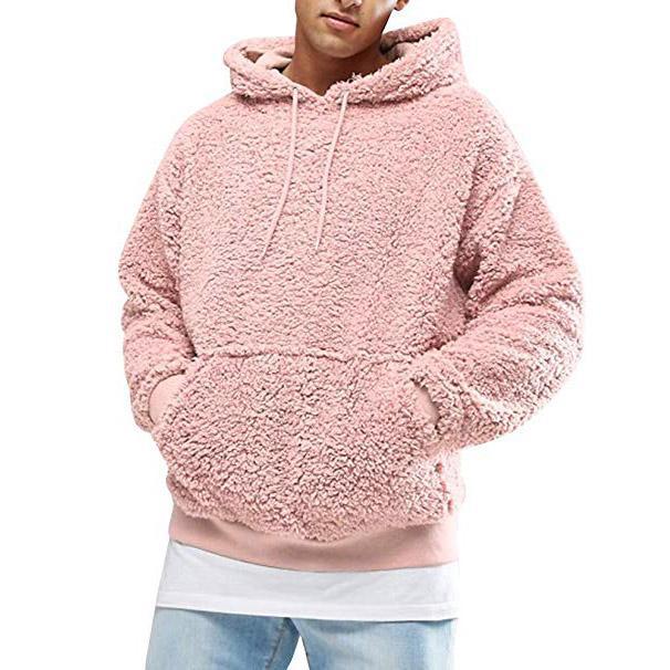 Men's Plus Velvet Thick Hooded Sweater