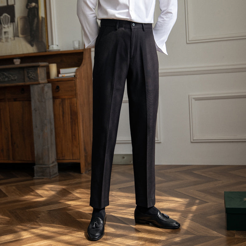Slim And Versatile Casual Suit Pants Men