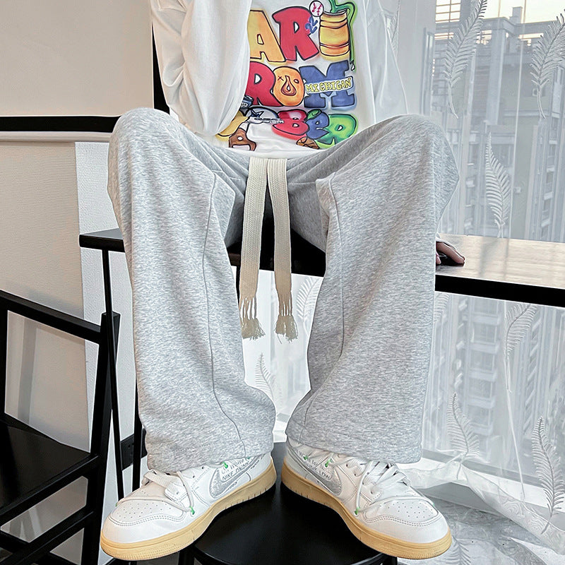 Men's Sweatpants Straight Leg Sports Mopping Trousers