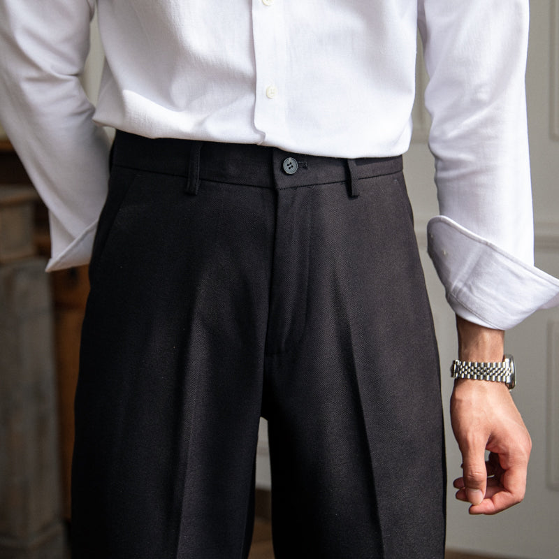 Slim And Versatile Casual Suit Pants Men