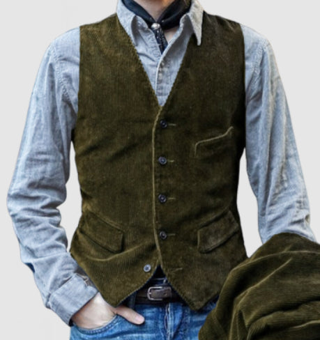 Solid Color Casual Blazer Corduroy Warm Coat men