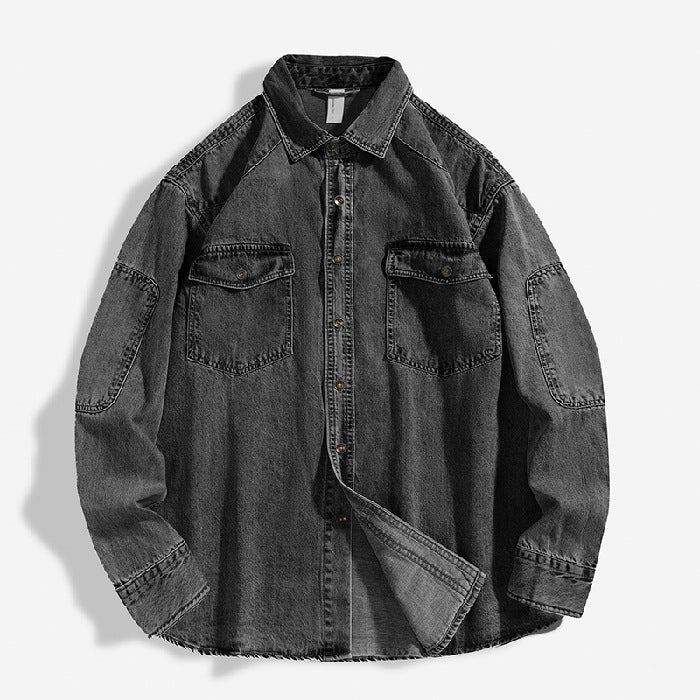 Heavy Washed Men's Loose shirt