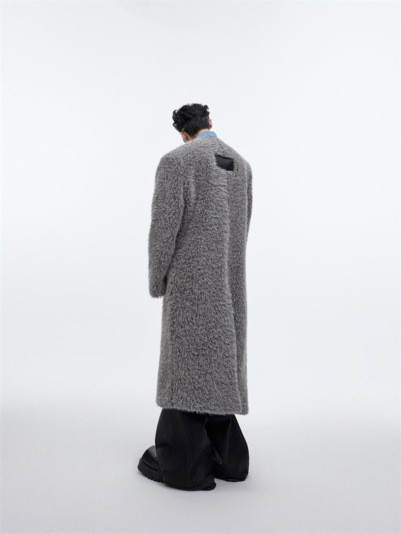 Men's Mink-proof Long Fur Coat