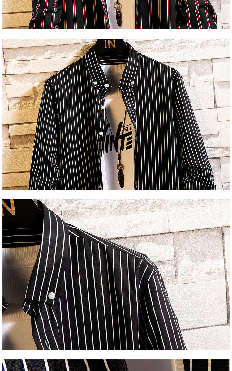 Men's Casual Striped Fashion Shirt