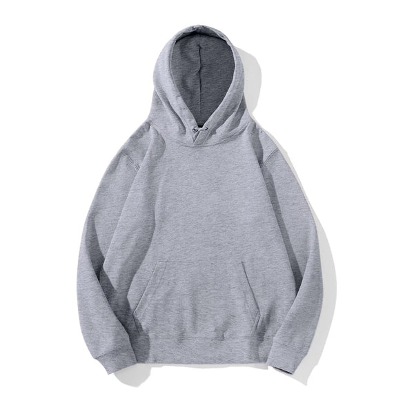 Solid Color Hoodie Plus Size Long-sleeved Hooded Sweater