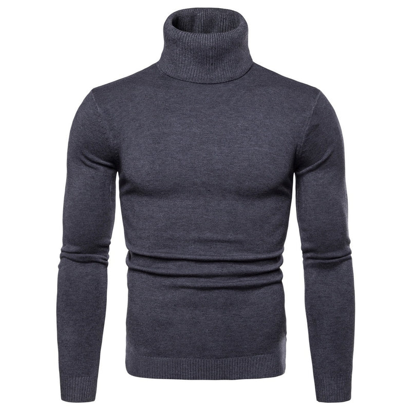 Winter Warm Basic Thermal Turtleneck Sweater Men