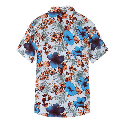 Hawaiian printed men's shirt