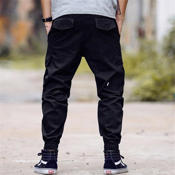 Mens Jogger Harem Pants Street Style Camouflage Slim Fit Trousers