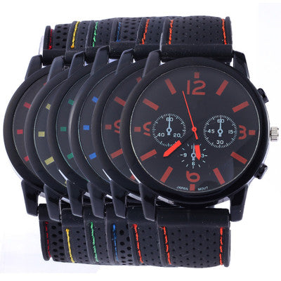 Men's Three Eye Sports Car Concept Watch