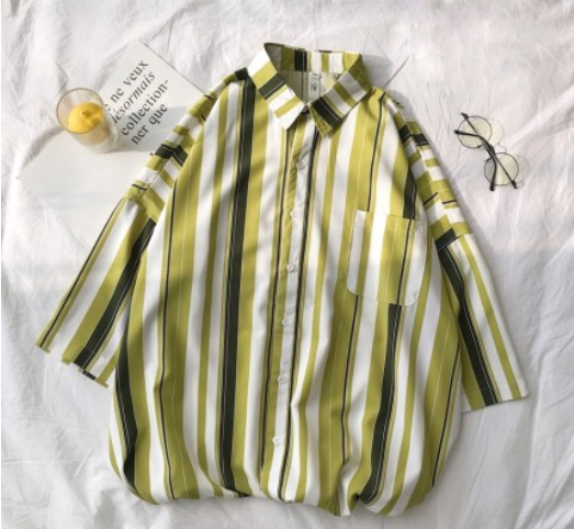 Loose Striped Casual Shirt